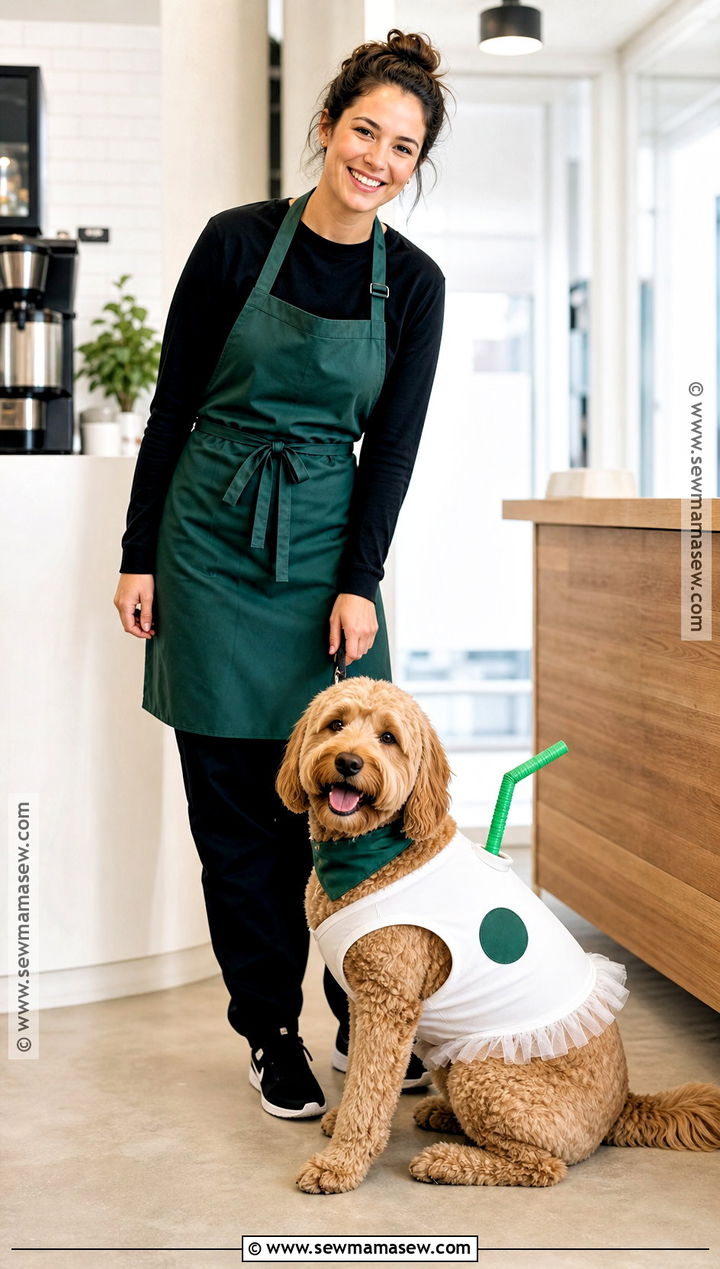 Starbucks Pup Cup Dog Costume - 30 Starbucks Halloween Costume Ideas
