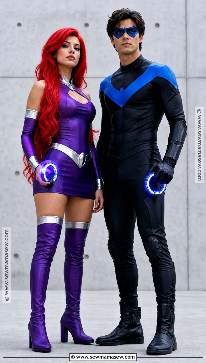 Starfire And Nightwing Couples Cosplay - 35 Couples Cosplay Ideas