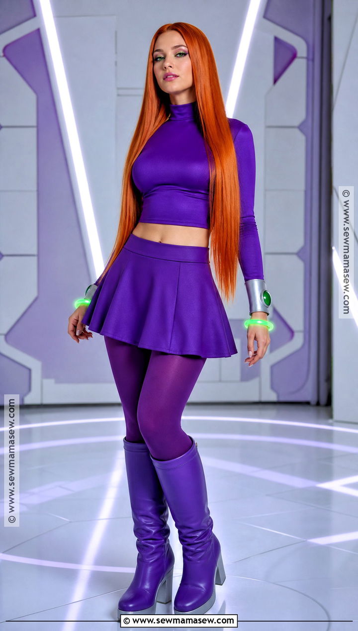 Starfire Costume - 30 ginger hair halloween costume ideas