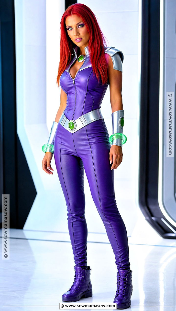 Starfire Costume - 30 halloween costumes for red hair