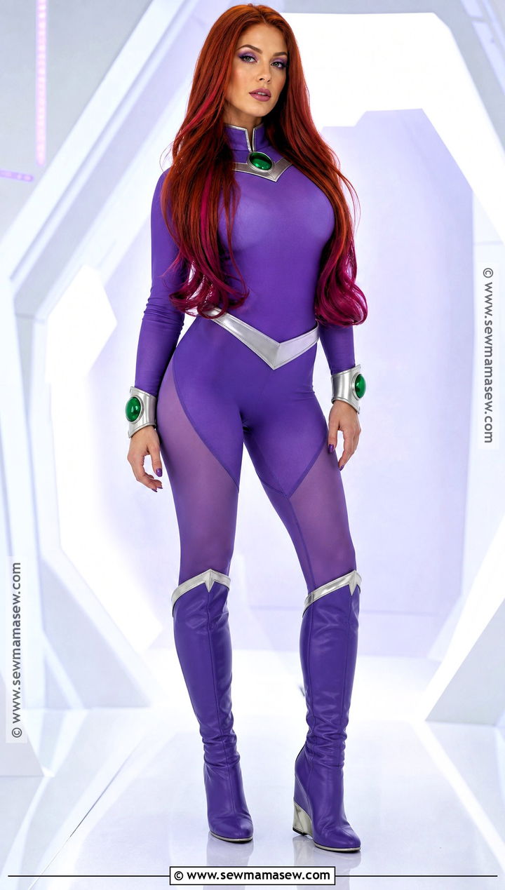 Starfire Costume - 30 red hair costumes