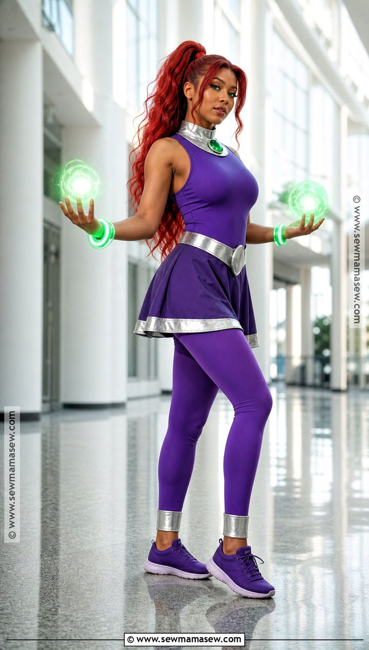 Starfire Costume With Sneakers - 50 starfire costume ideas