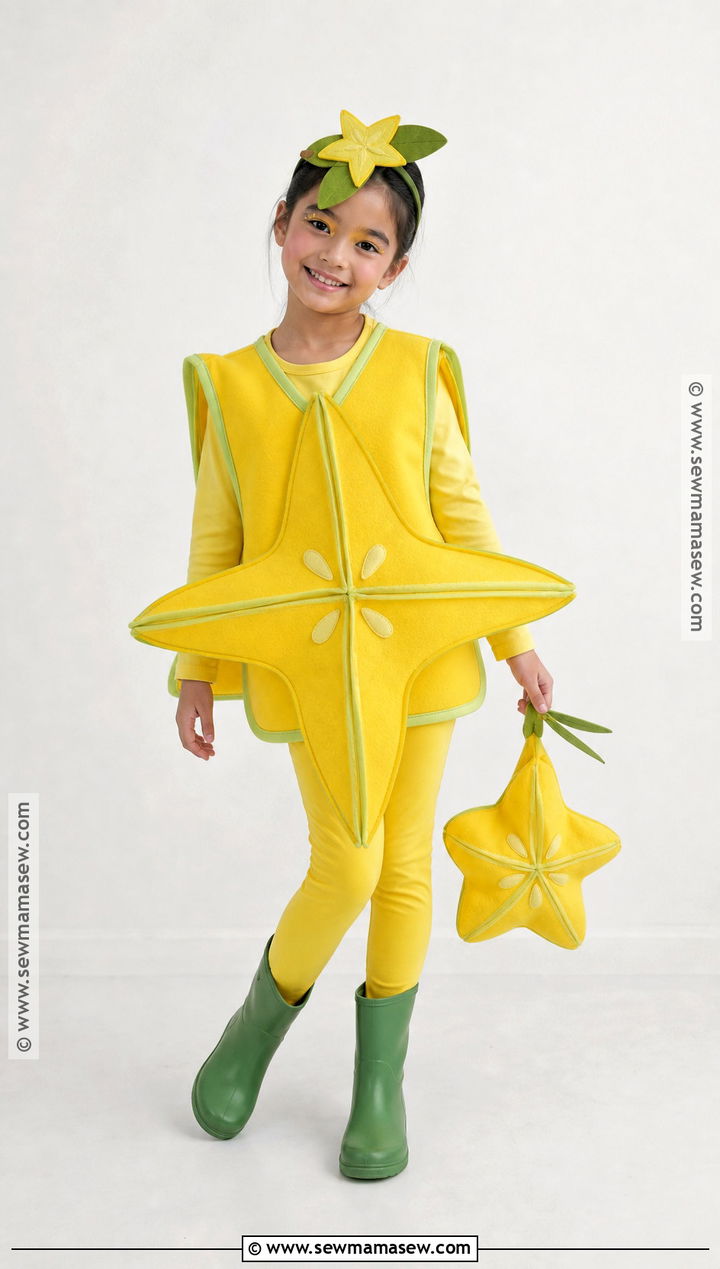 Starfruit Costume For Kids - 30 fruit costumes for kids