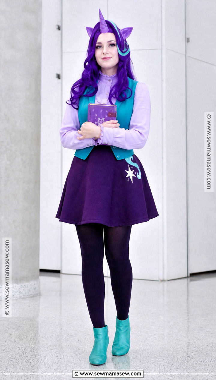 Starlight Glimmer Costume With Teal Vest - 30 mlp costume ideas