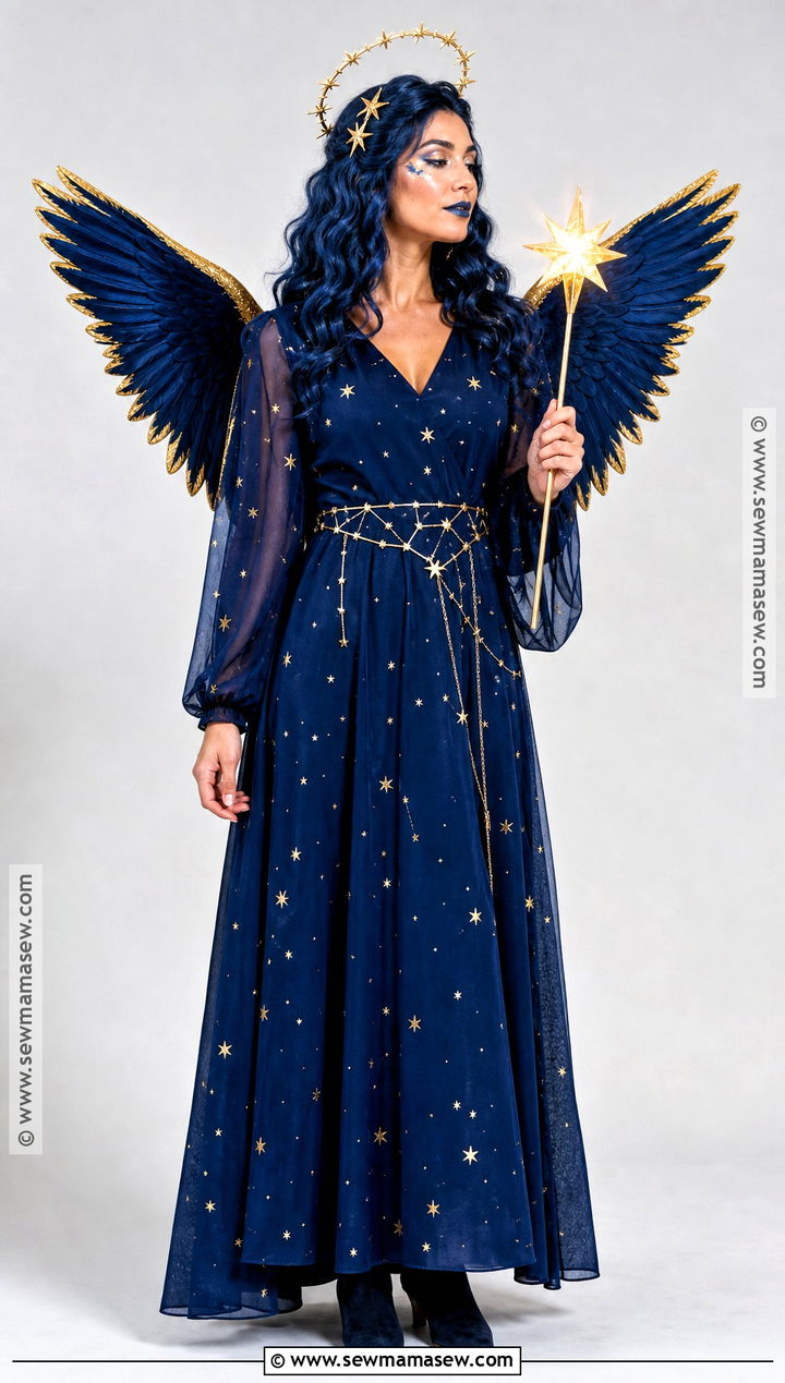 Starry Biblical Angel Costume - 30 Biblical Angel Costume Ideas