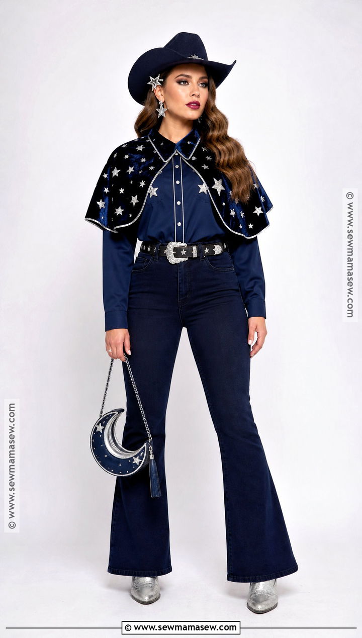 Starry Night Cowgirl Costume - 50 cowgirl costume ideas