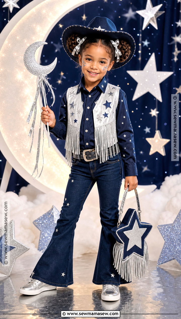 Starry Night Cowgirl Costume - 30 cowgirl costume ideas for kids