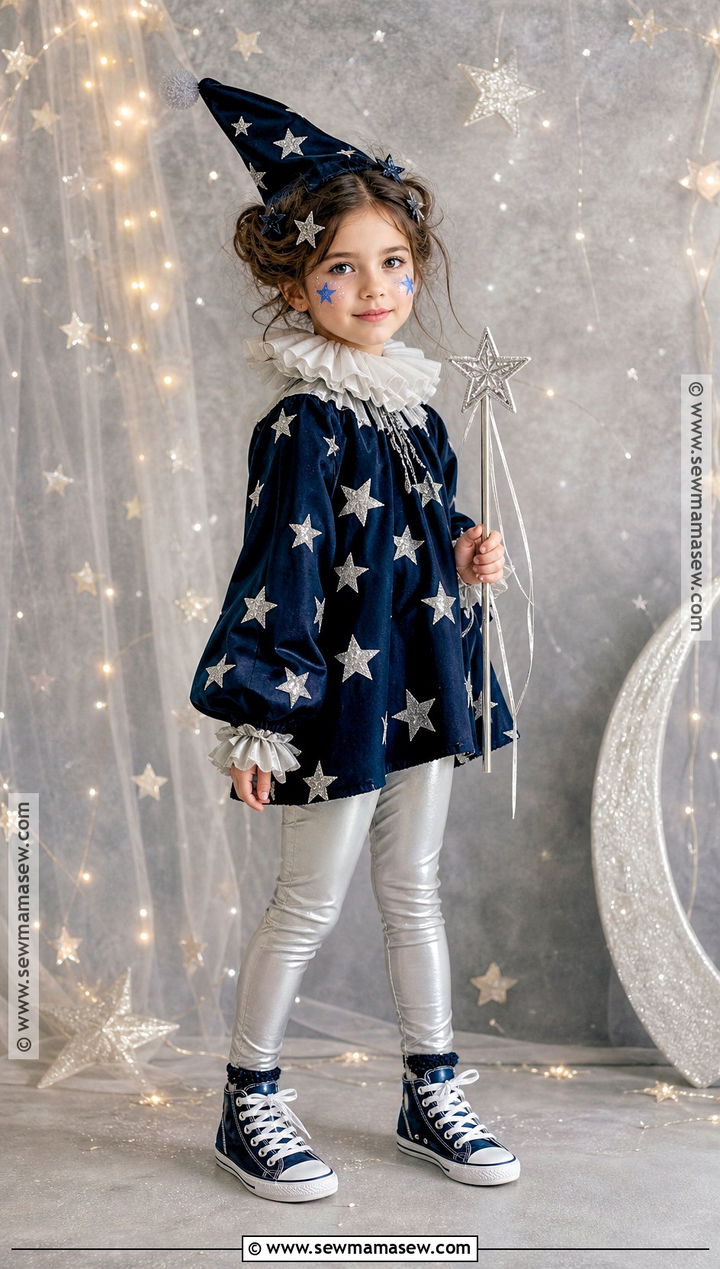 Starry Night Girl Clown Costume - 30 girl clown costume ideas