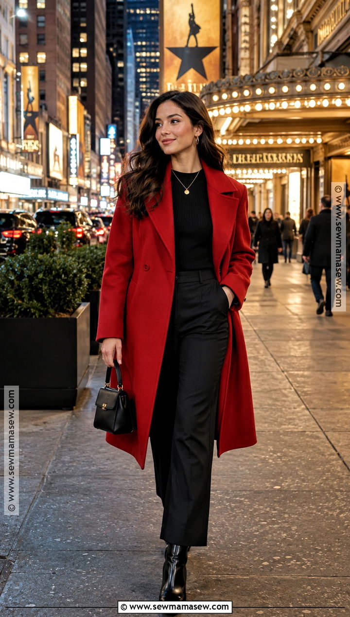 Statement Coat Broadway Outfit - 20 Broadway Show Outfit Nyc Fall Ideas