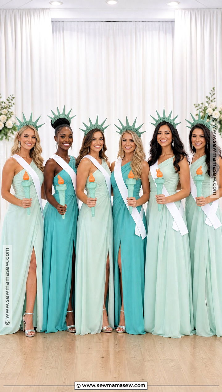 Statue Of Liberty Pageant Group Costume - 35 miss congeniality costume ideas
