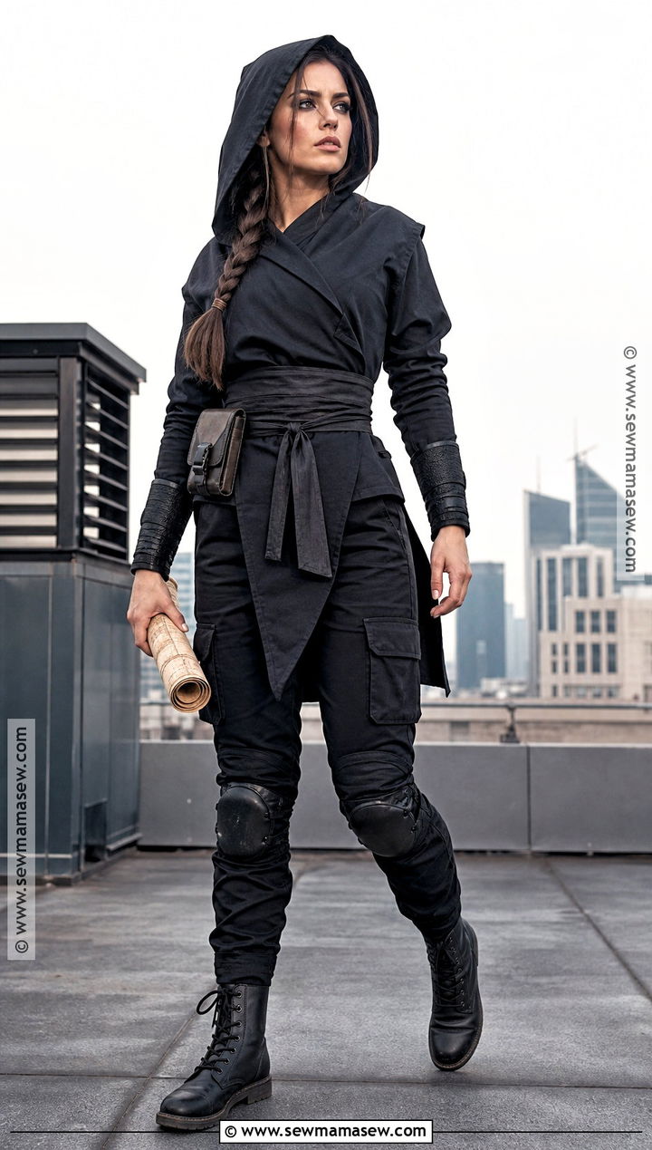 Stealth Heroine Costume - 30 woman in black costume ideas