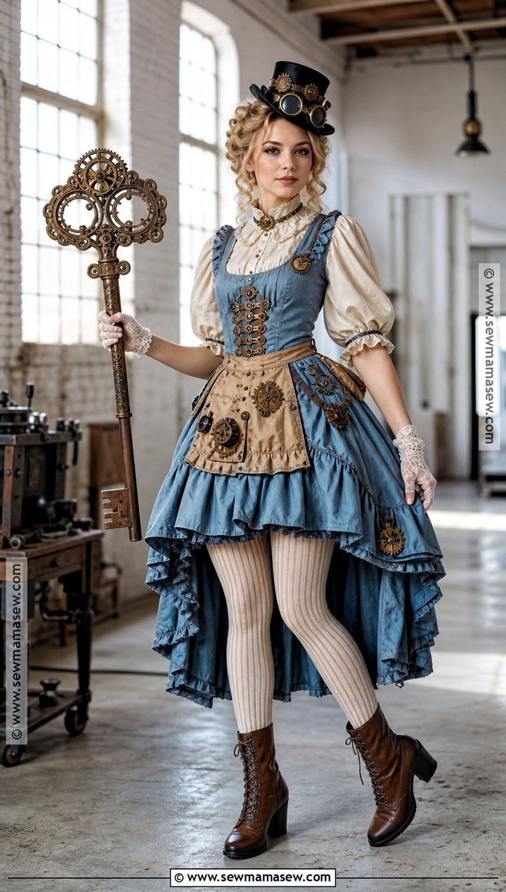 Steampunk Alice Costume With Goggles - 40 alice costume ideas