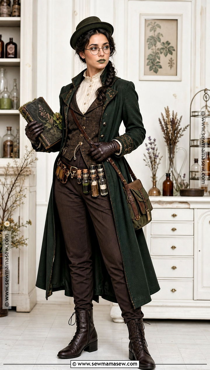 Steampunk Apothecary Costume - 30 steampunk halloween costumes