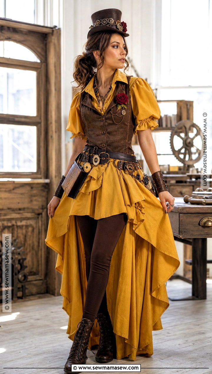 Steampunk Belle Costume - 45 belle halloween costume ideas