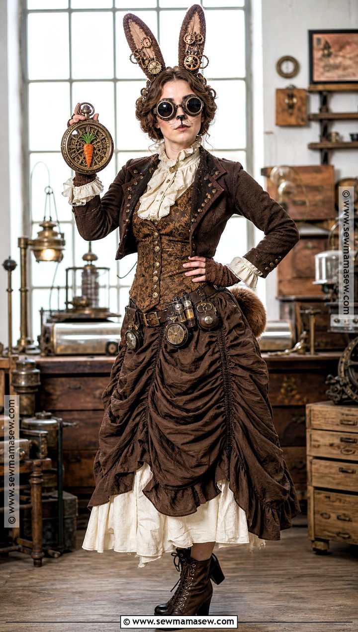 Steampunk Bunny Costume - 35 halloween costumes bunny