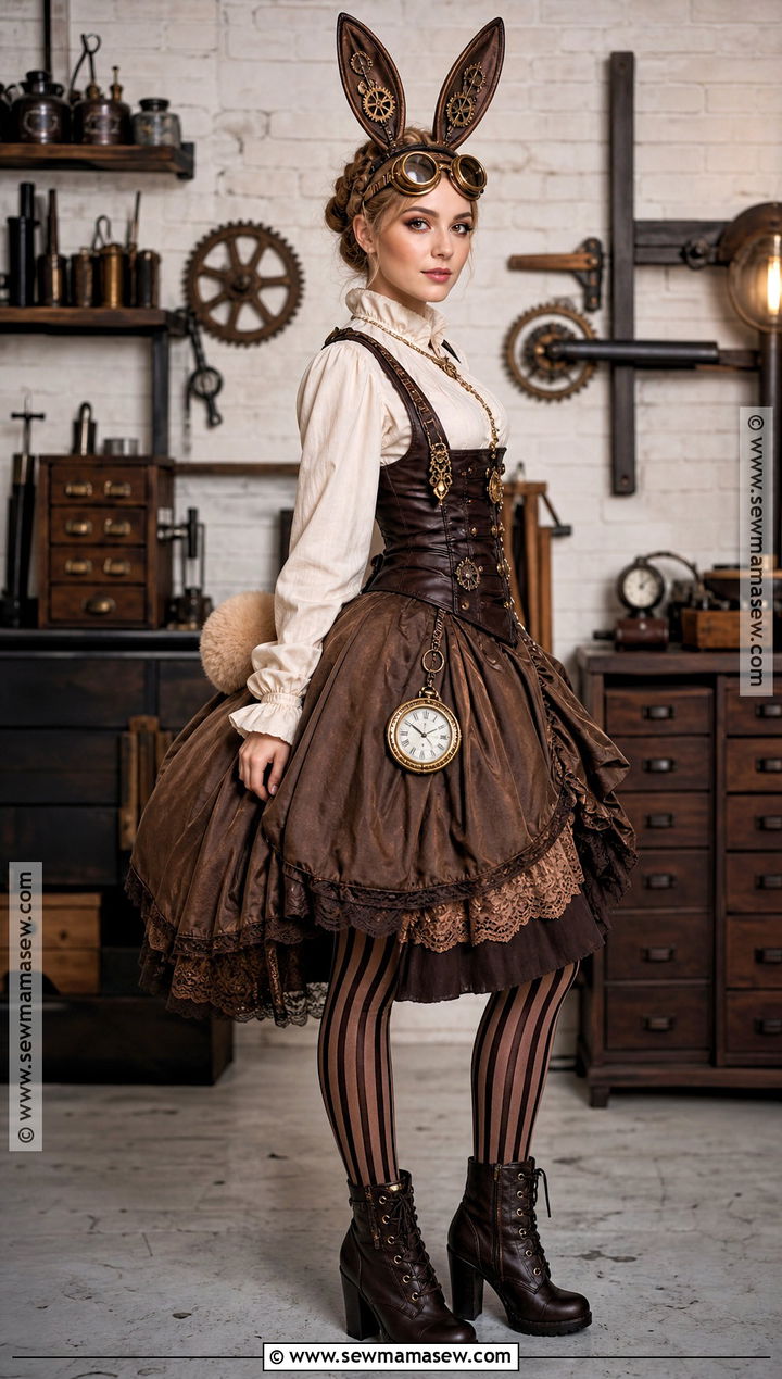 Steampunk Bunny Costume - 30 bunny costume aesthetic ideas
