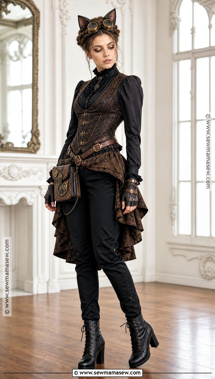 Steampunk Cat Woman Costume - 40 cat woman costume ideas