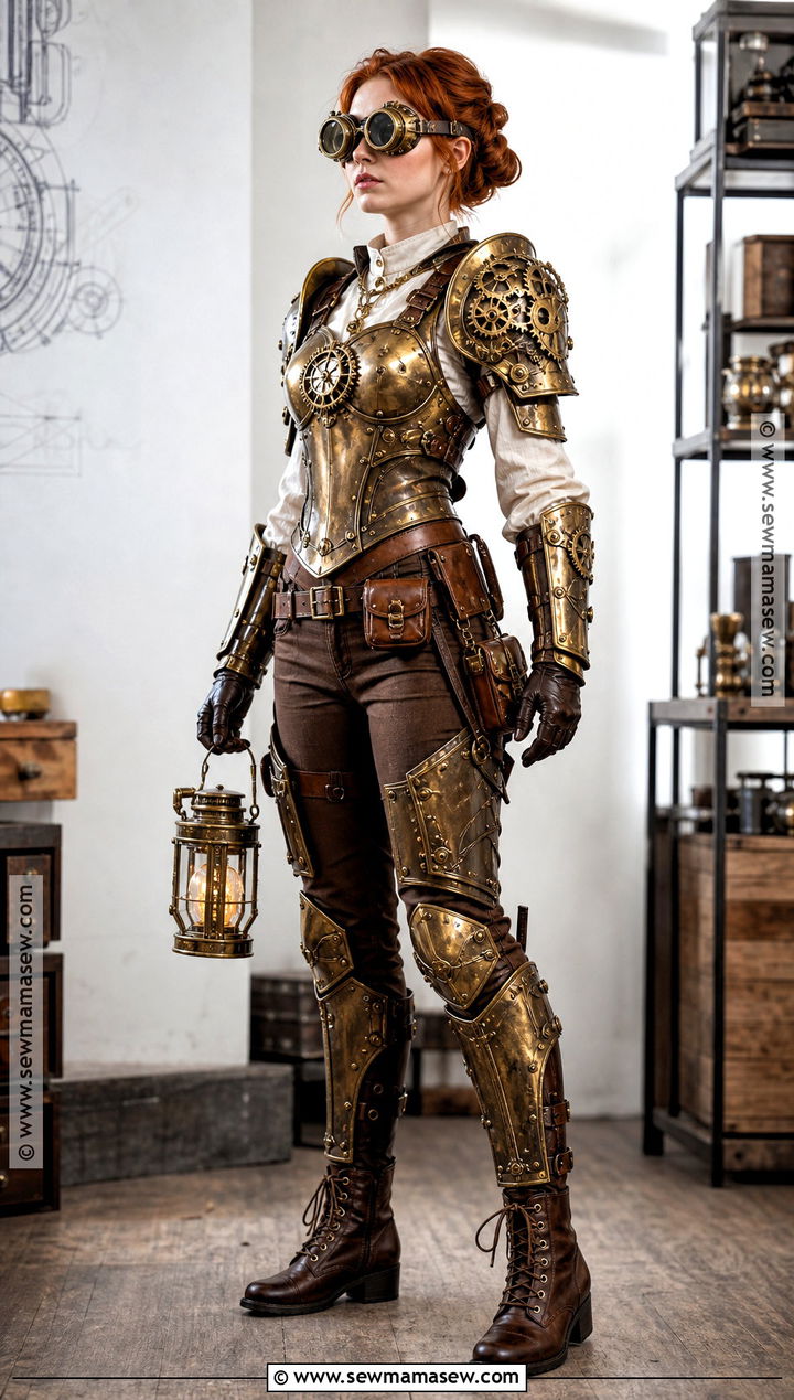 Steampunk Clockwork Knight Armor Cosplay - 30 Cosplay Armor Ideas