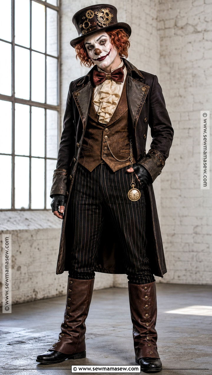 Steampunk Clown Costume - 30 Clown Costume Ideas for Men