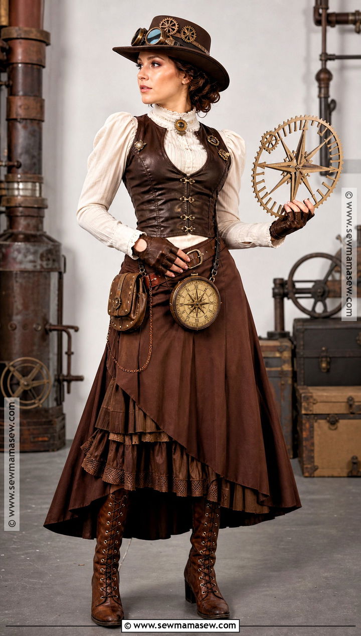 Steampunk Cowgirl Costume - 45 cowgirl halloween costumes