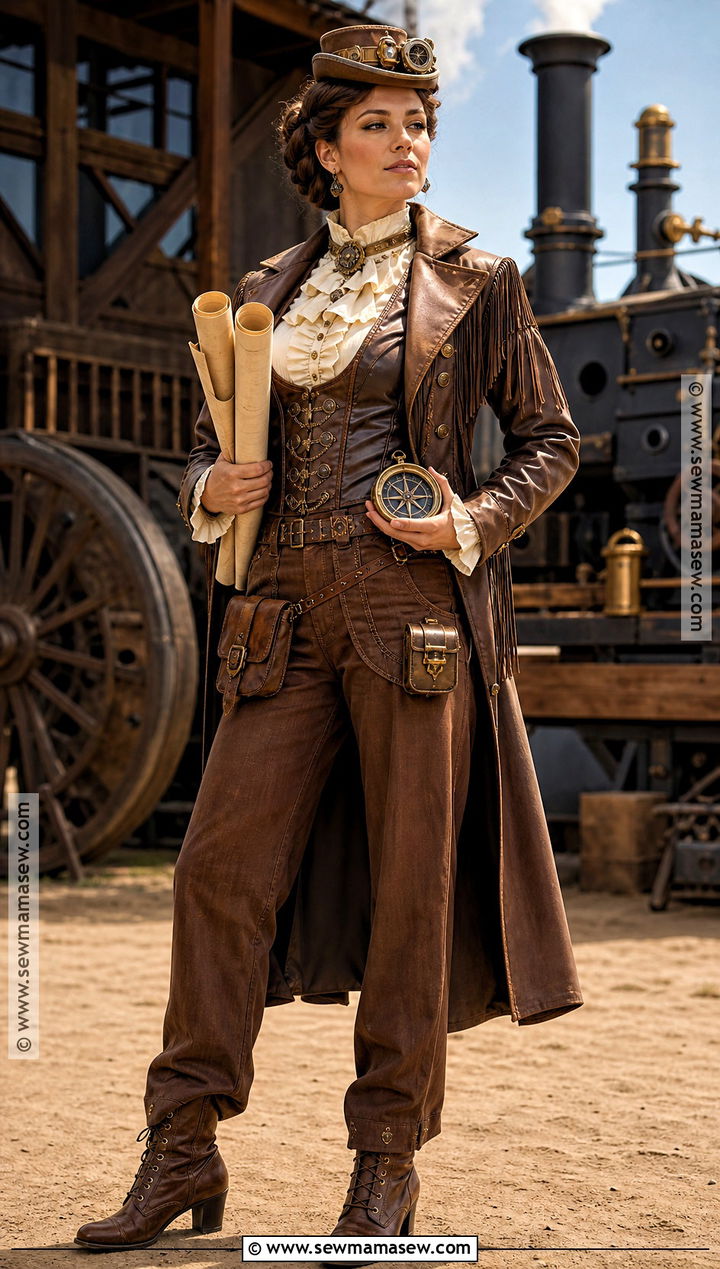 Steampunk Cowgirl Western Costume - 30 western costume ideas for women