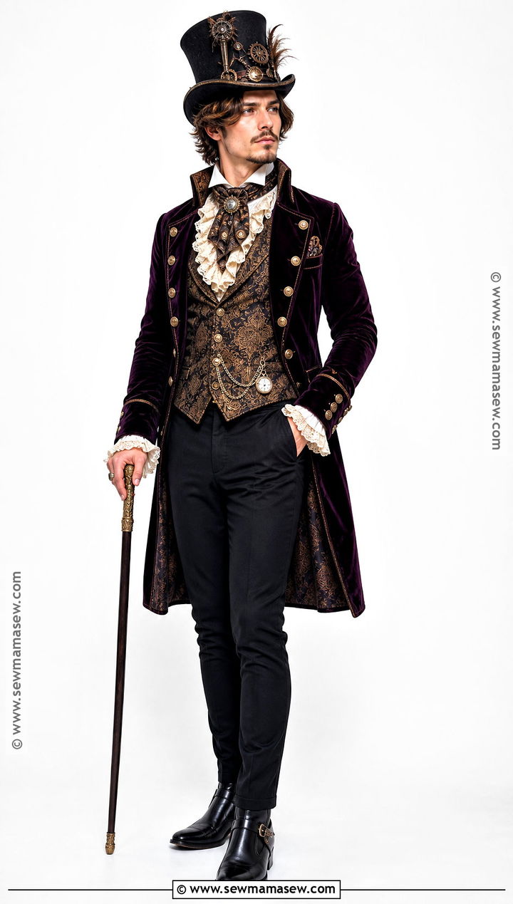 Steampunk Dandy Costume - 30 steampunk halloween costumes