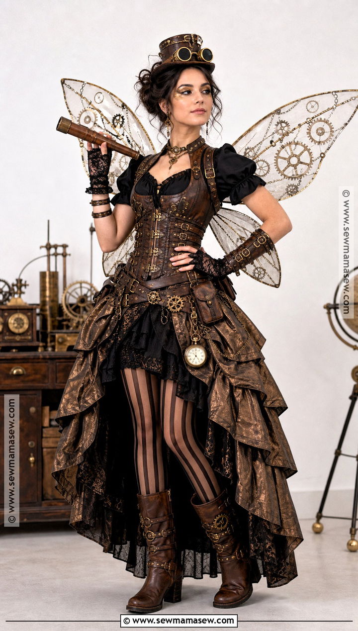 Steampunk Dark Fairy Costume - 30 Dark Fairy Halloween Costumes