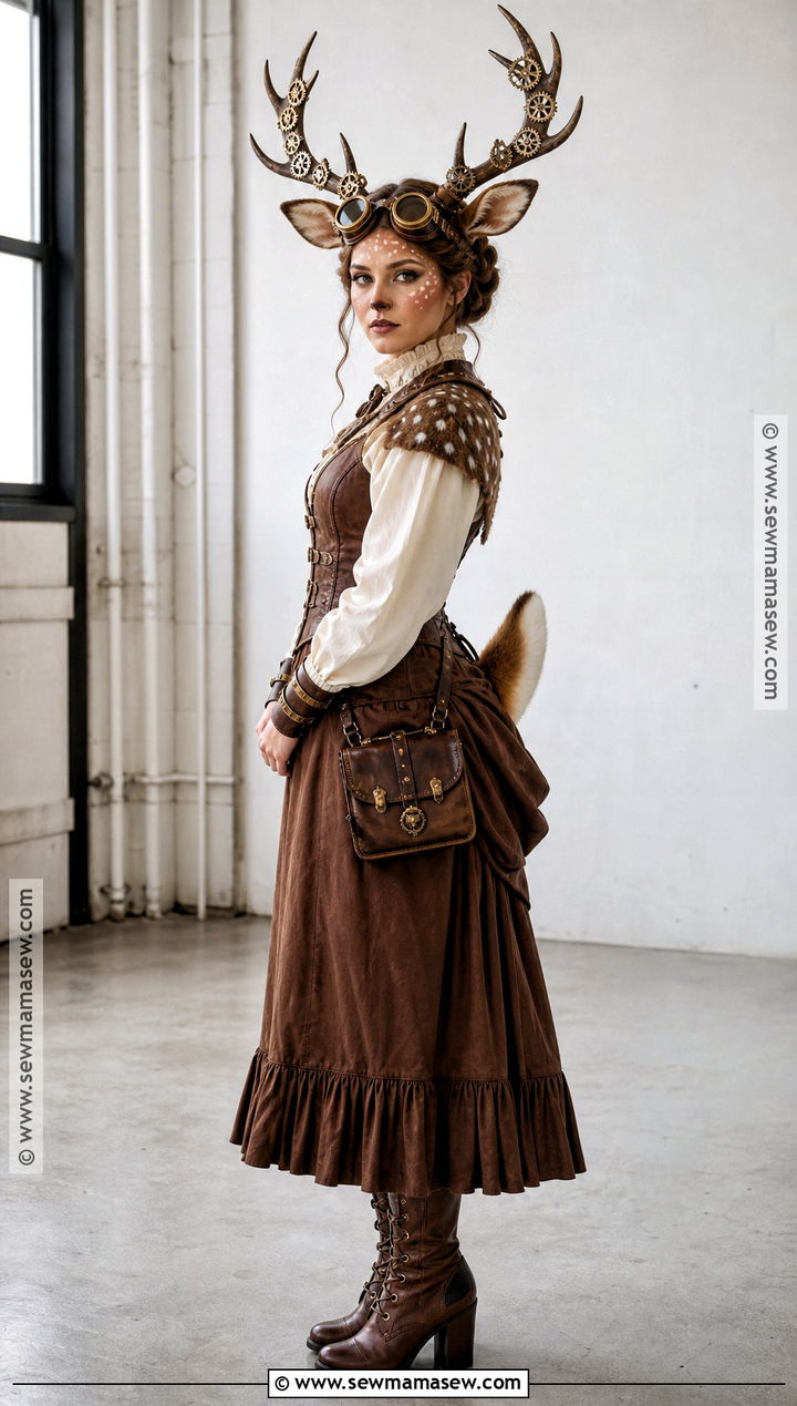 Steampunk Deer Costume - 50 deer costume ideas