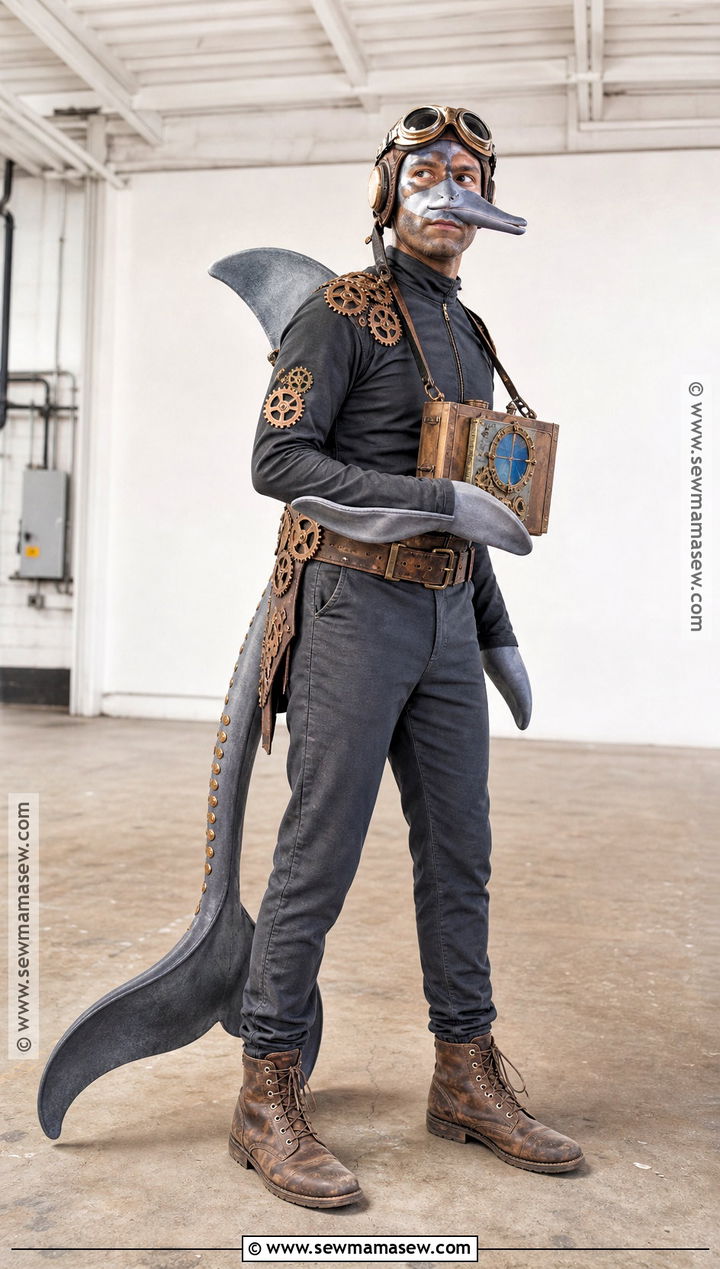 Steampunk Dolphin Costume - 30 dolphin costume ideas
