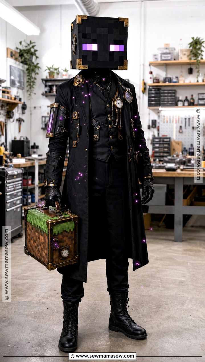 Steampunk Enderman Cosplay - 35 enderman cosplay ideas
