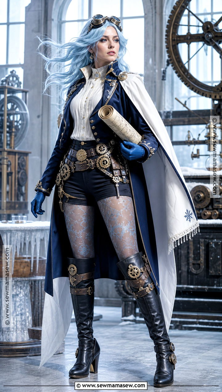 Steampunk Eula Cosplay With Blue Coat - 30 eula cosplay ideas