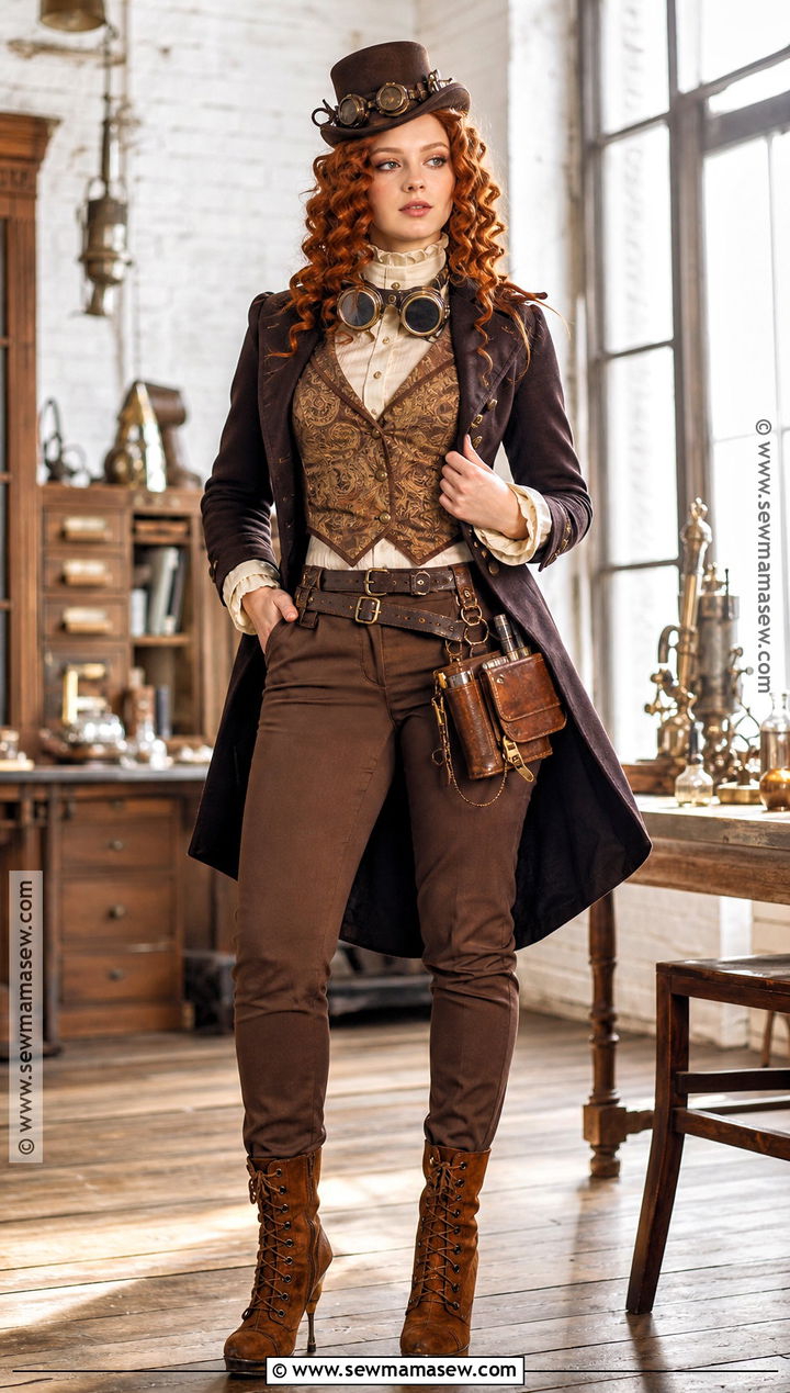 Steampunk Explorer Cosplay Sewing Pattern - 30 Cosplay Sewing Patterns Ideas