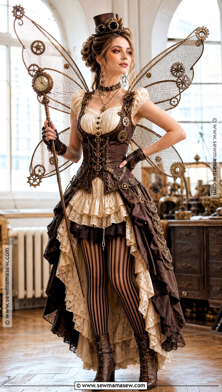 Steampunk Fairy Costume - 35 halloween costumes fairy