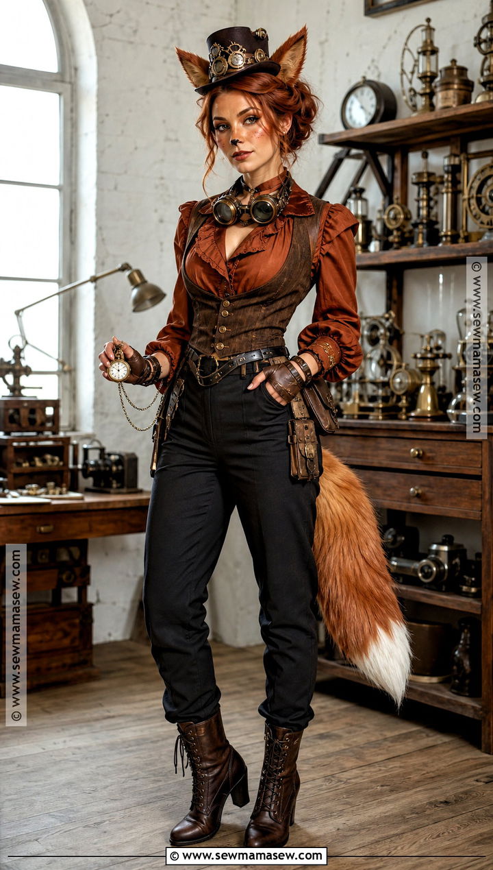 Steampunk Fox Costume - 40 foxy costume ideas