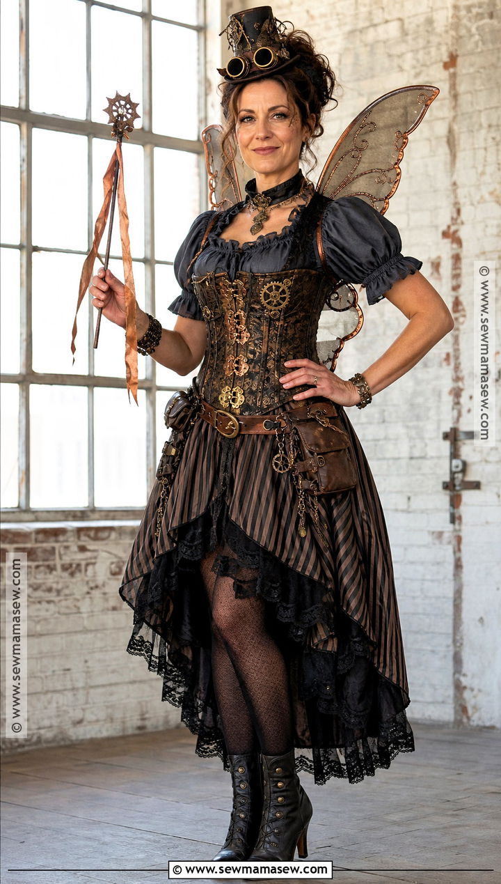 Steampunk Gothic Fairy Costume - 30 Gothic Fairy Costume Ideas