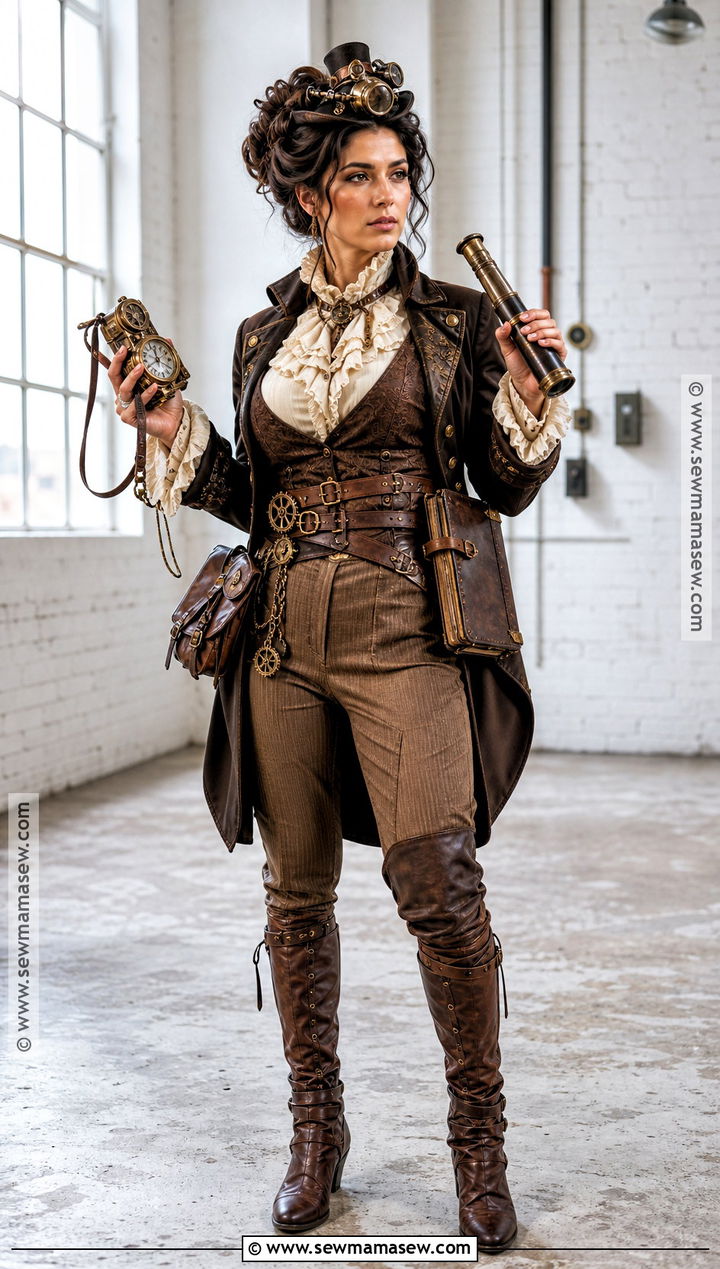 Steampunk Hunter Costume - 30 hunter costume ideas for women
