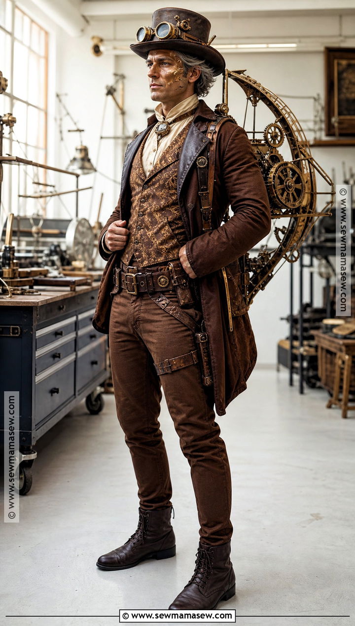 Steampunk Inventor Costume - 45 male halloween costumes