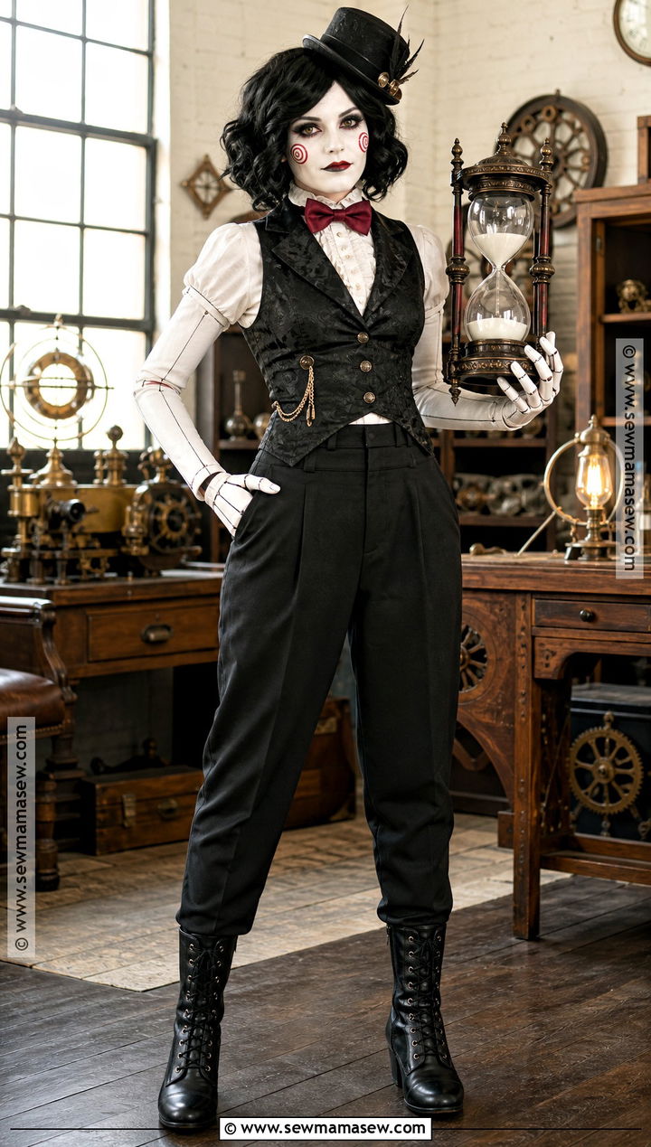 Steampunk Jigsaw Costume With Waistcoat - 40 jigsaw costume ideas for women