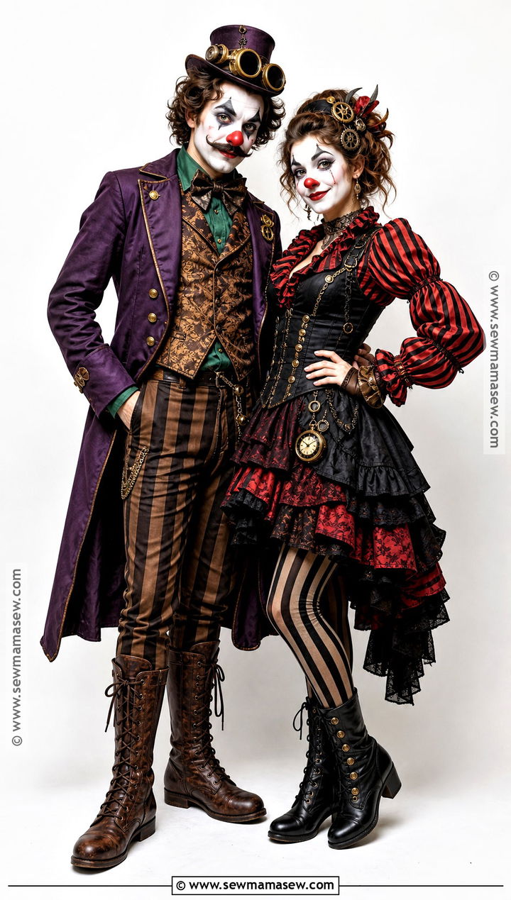 Steampunk Joker And Harley Quinn Couple Costume - 35 joker couple costume ideas