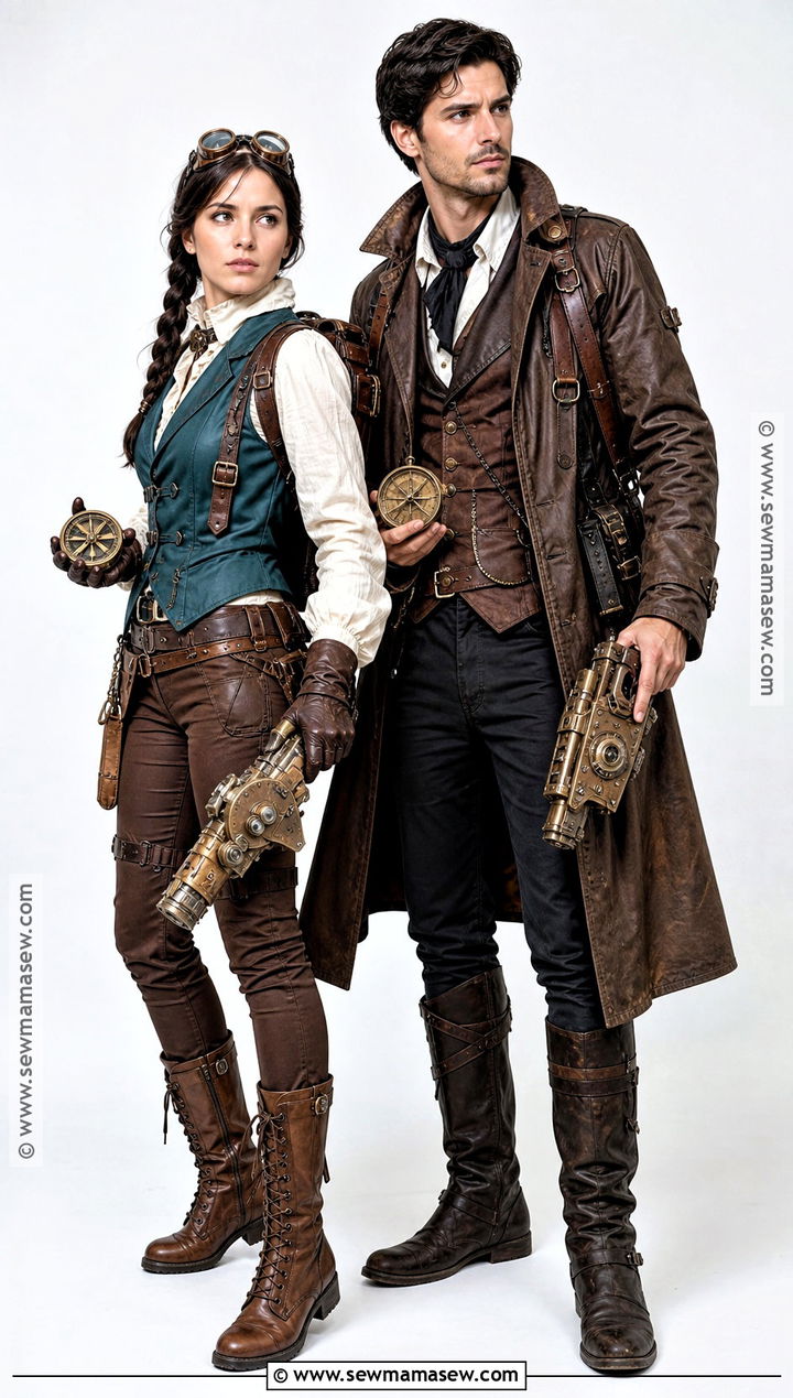 Steampunk Lara Croft Couple Costume - 30 lara croft couple costume ideas