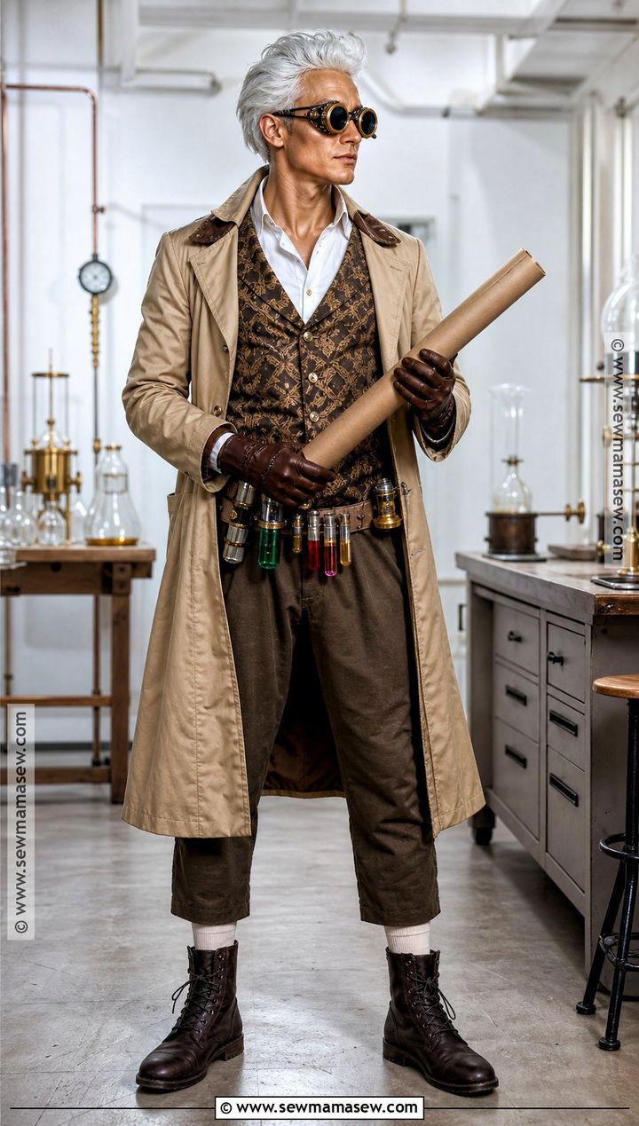Steampunk Mad Scientist Costume - 30 steampunk halloween costumes