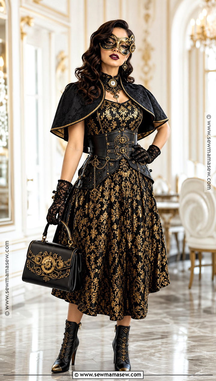 Steampunk Masquerade Costume - 30 steampunk halloween costumes
