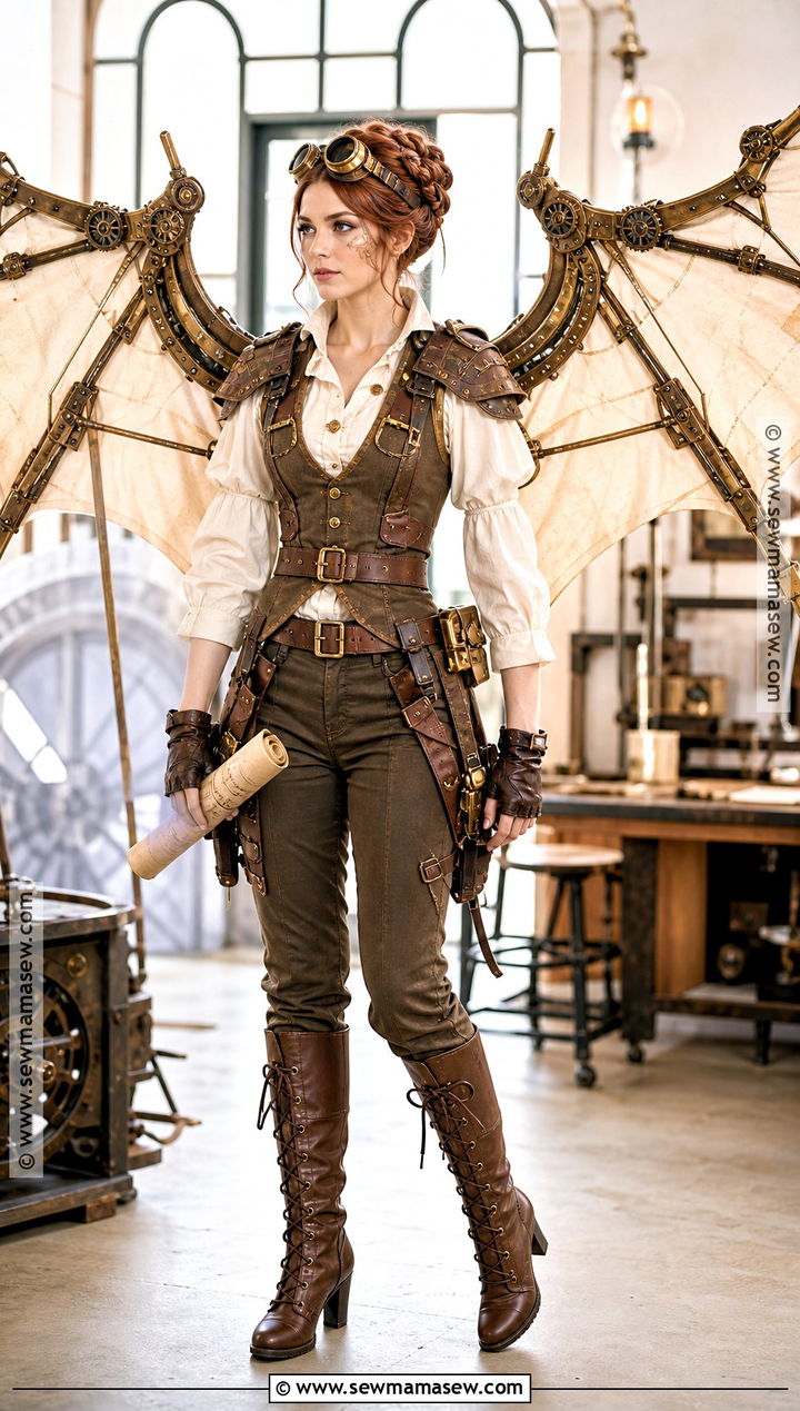 Steampunk Mechanical Wings Cosplay - 30 Cosplay Wings Ideas