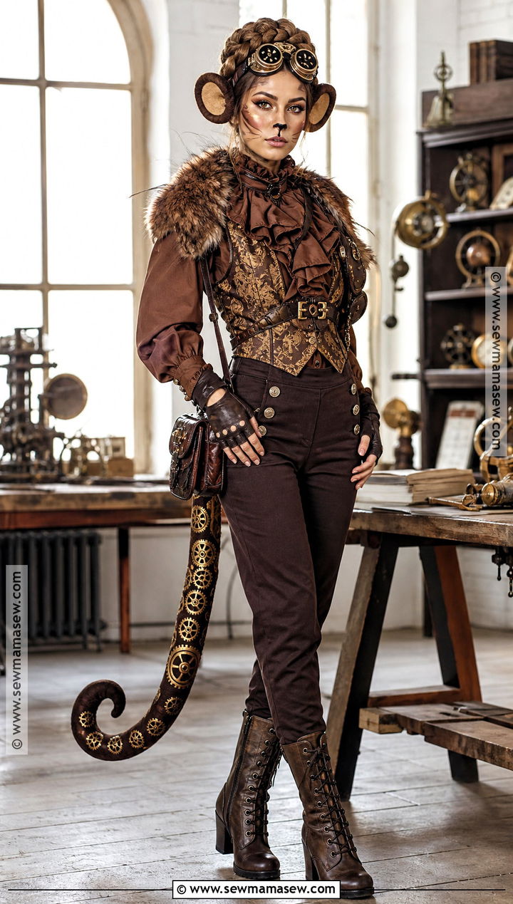 Steampunk Monkey Costume - 35 Monkey Costume Ideas for Women
