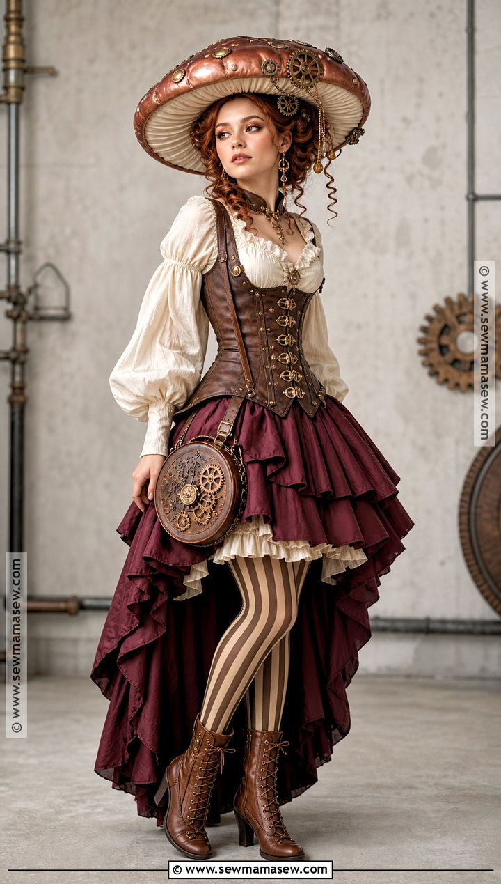 Steampunk Mushroom Costume - 30 Mushroom Costume Ideas for Women
