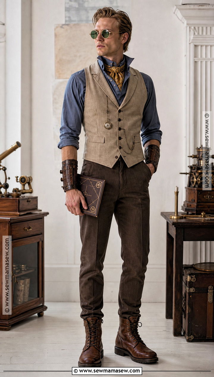 Steampunk Nanami Cosplay With Waistcoat - 40 nanami cosplay ideas