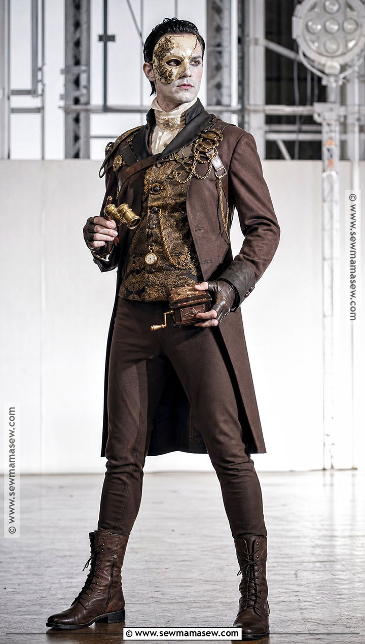 Steampunk Phantom Costume - 40 phantom of the opera costumes