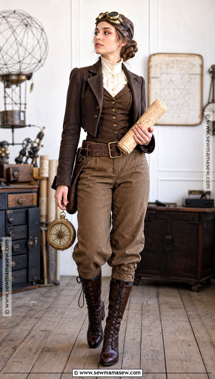 Steampunk Pilot Costume - 30 Pilot Costume Ideas for Women