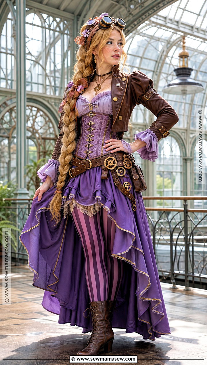 Steampunk Rapunzel Cosplay - 35 rapunzel cosplay ideas