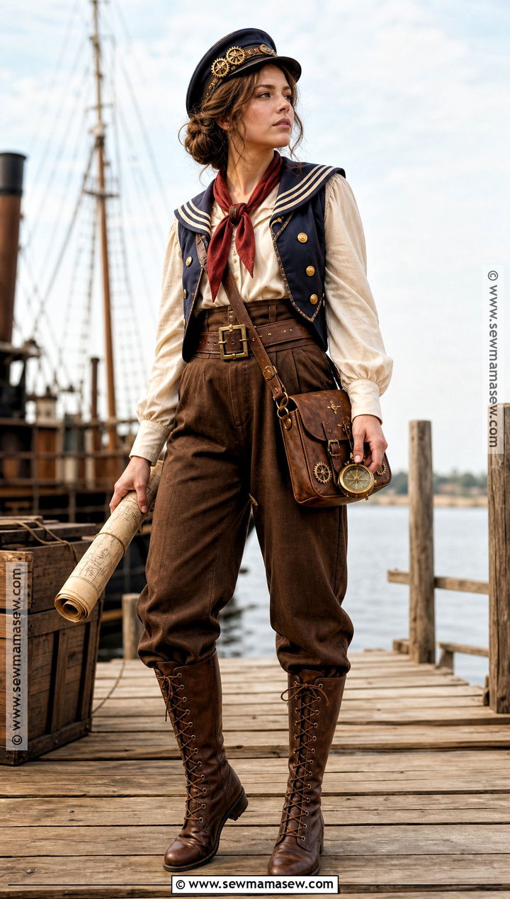 Steampunk Sailor Costume - 40 sailor costume ideas for women